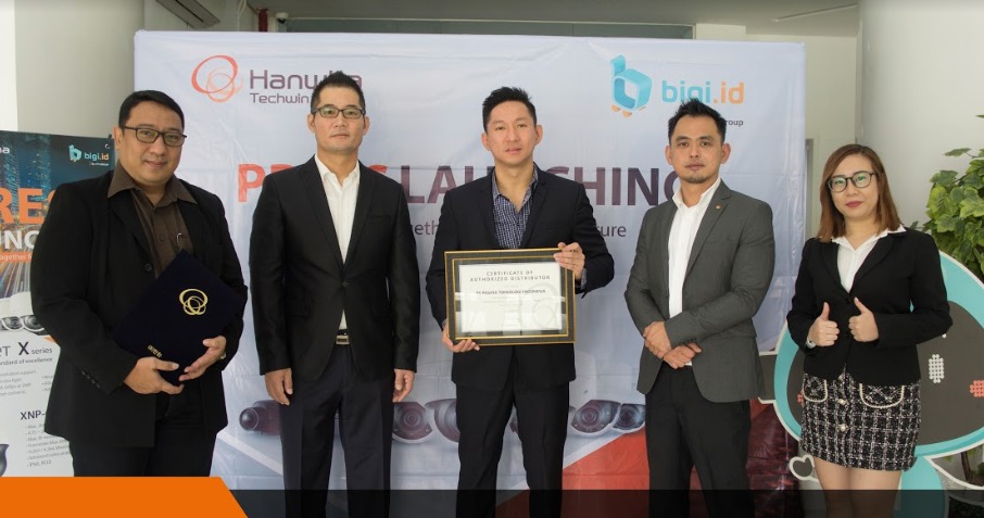 Kerja sama Hanwha techwin dan BIGI.ID