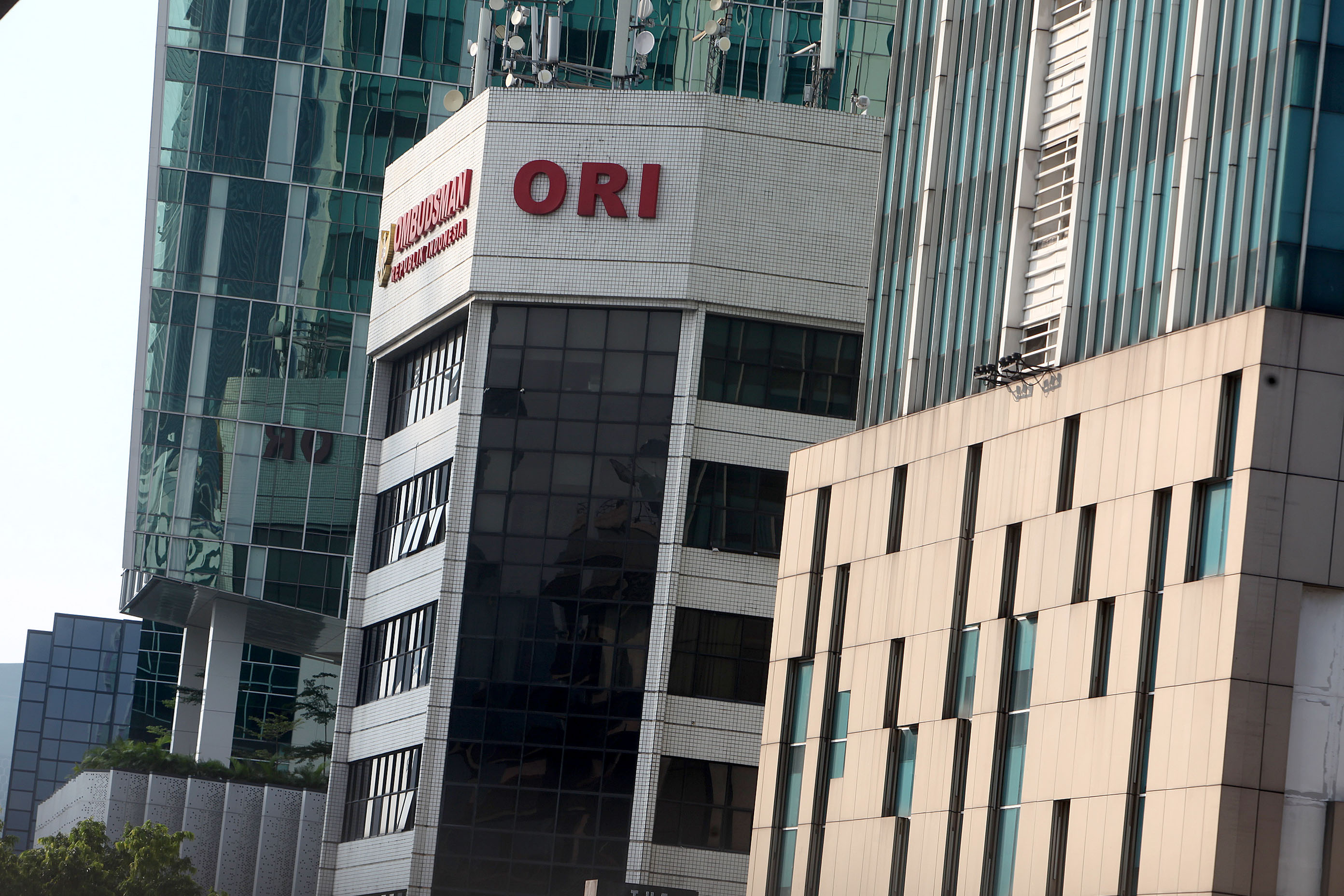 Gedung Ombudsman Republik Indonesia (ORI) di kawasan Rasuna Said, Jakarta, Minggu (19/7).