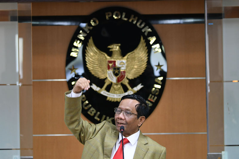 Menkopolhukam Mahfud MD