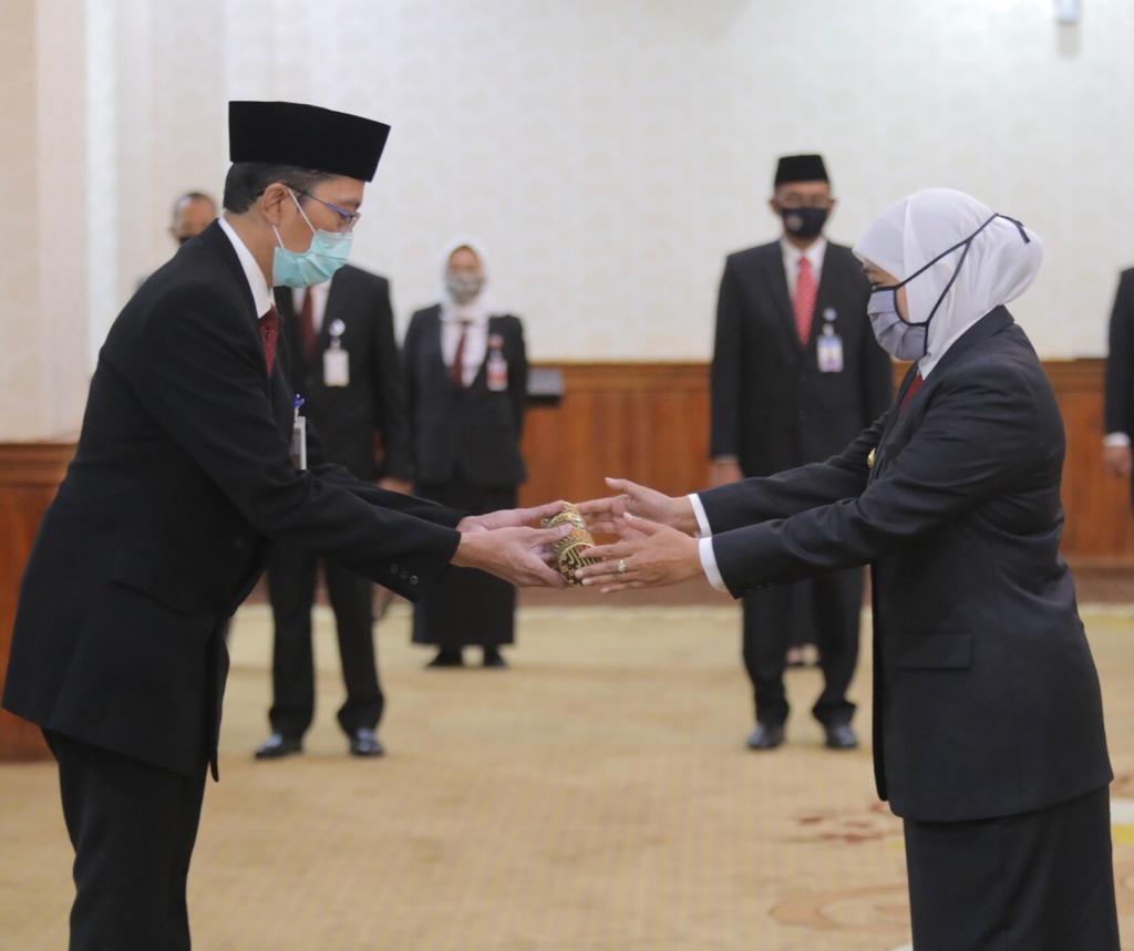 Pelantikan Dirut Bank Jatim. 