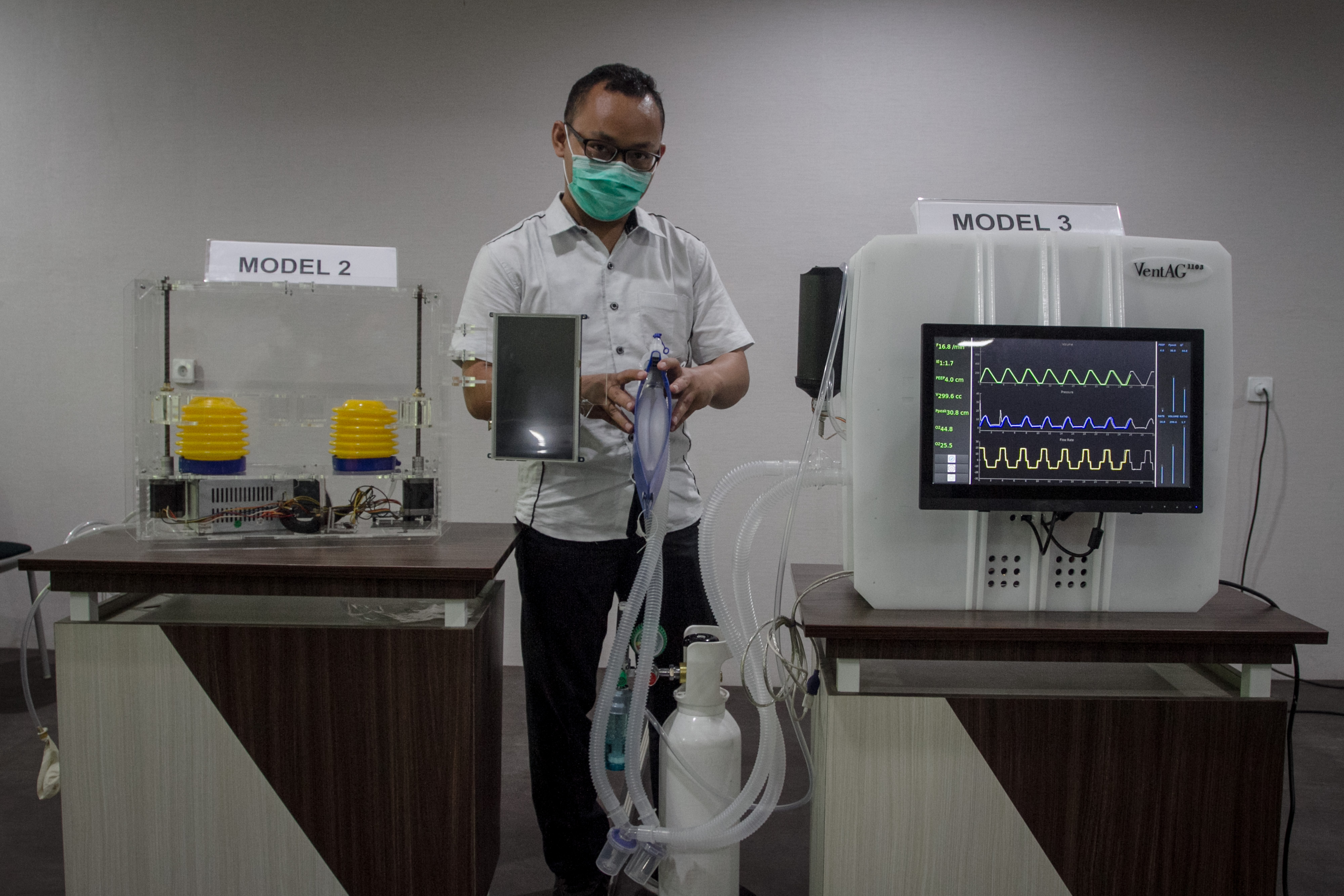 Ilustrasi: Ventilator rancangan Tim Laboratorium Optik dan Fotonika Fisika Fakultas Matematika dan Ilmu Pengetahuan Alam (FMIPA) UNS, (18/5 