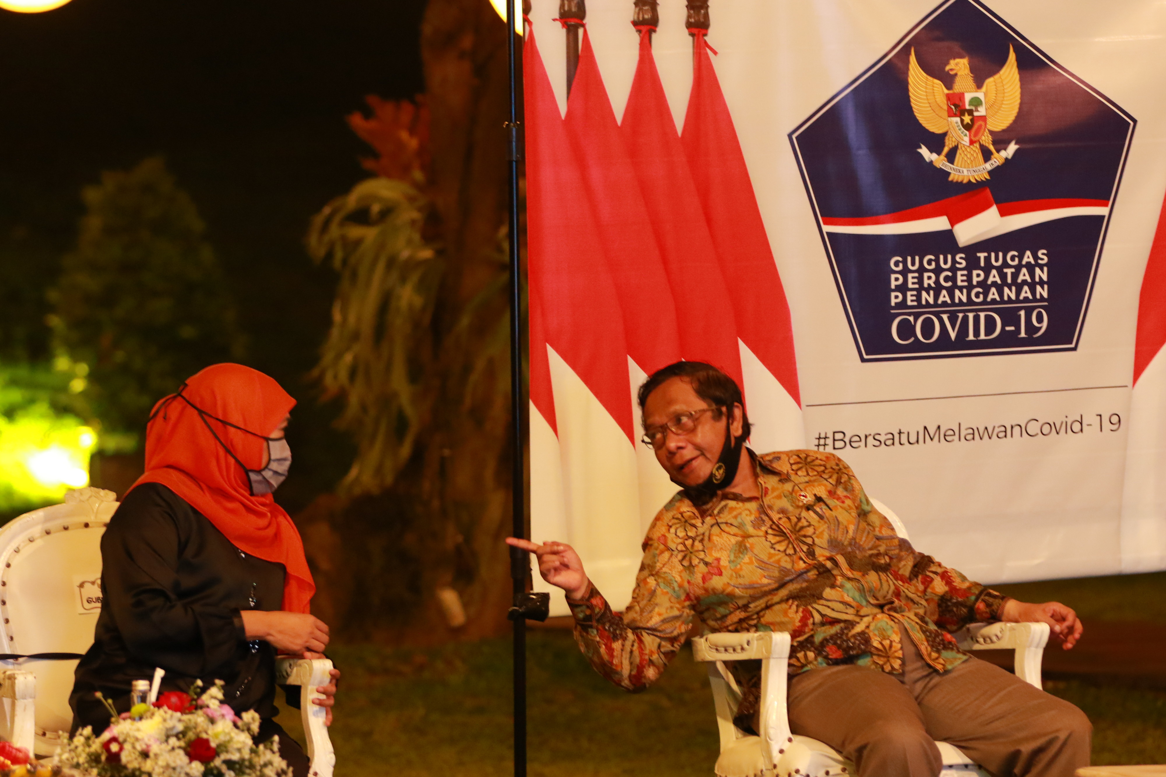 Menteri Koordinator Bidang Politik, Hukum, dan Keamanan Mahfud MD.