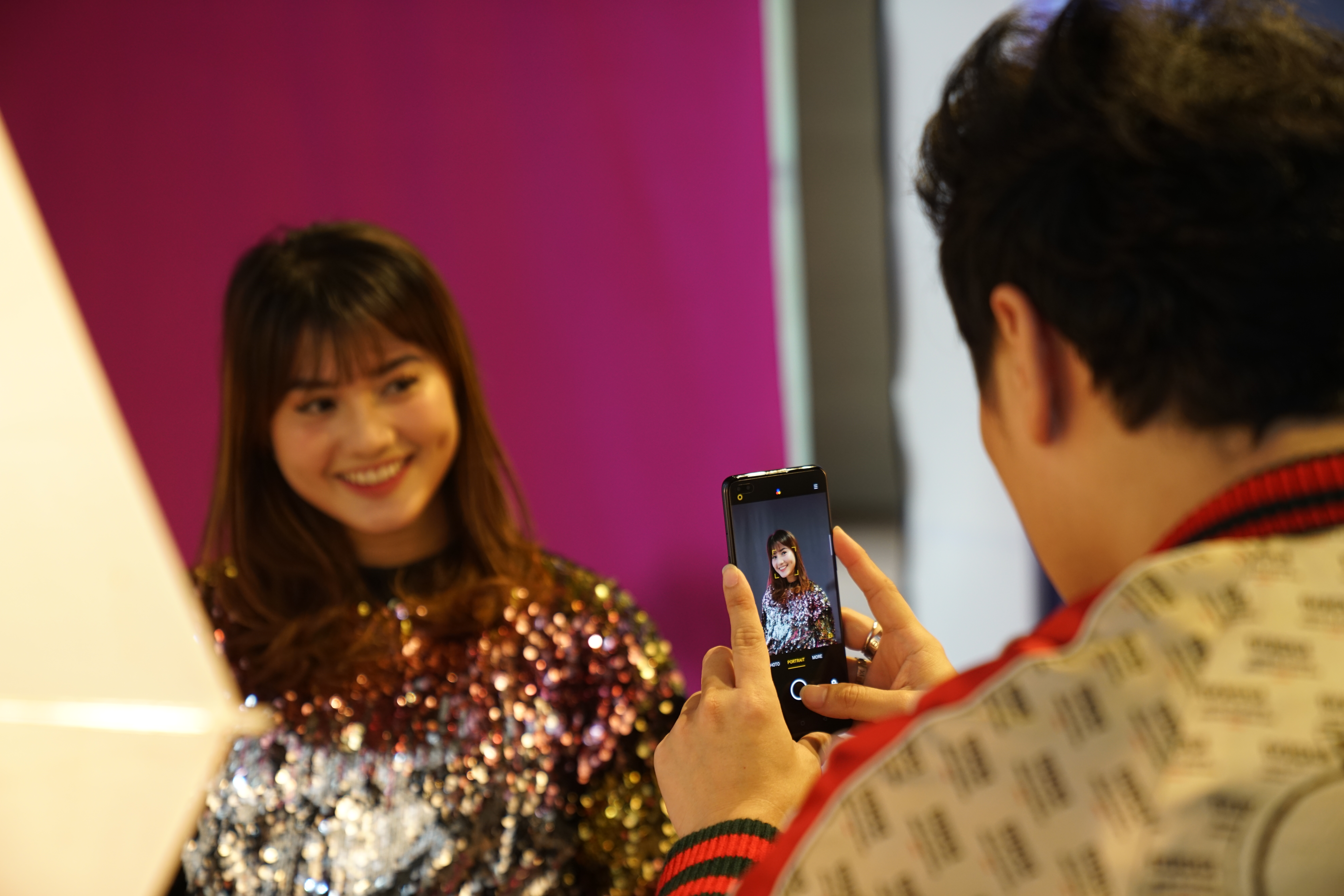 Pengambilan gambar dengan kamera Oppo reno 4