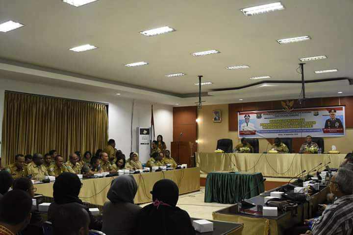 Pemkab Sorong menggelar pelatihan pangan lokal dengan menggerakkan 20 penggerak PKK Distrik Klamono.