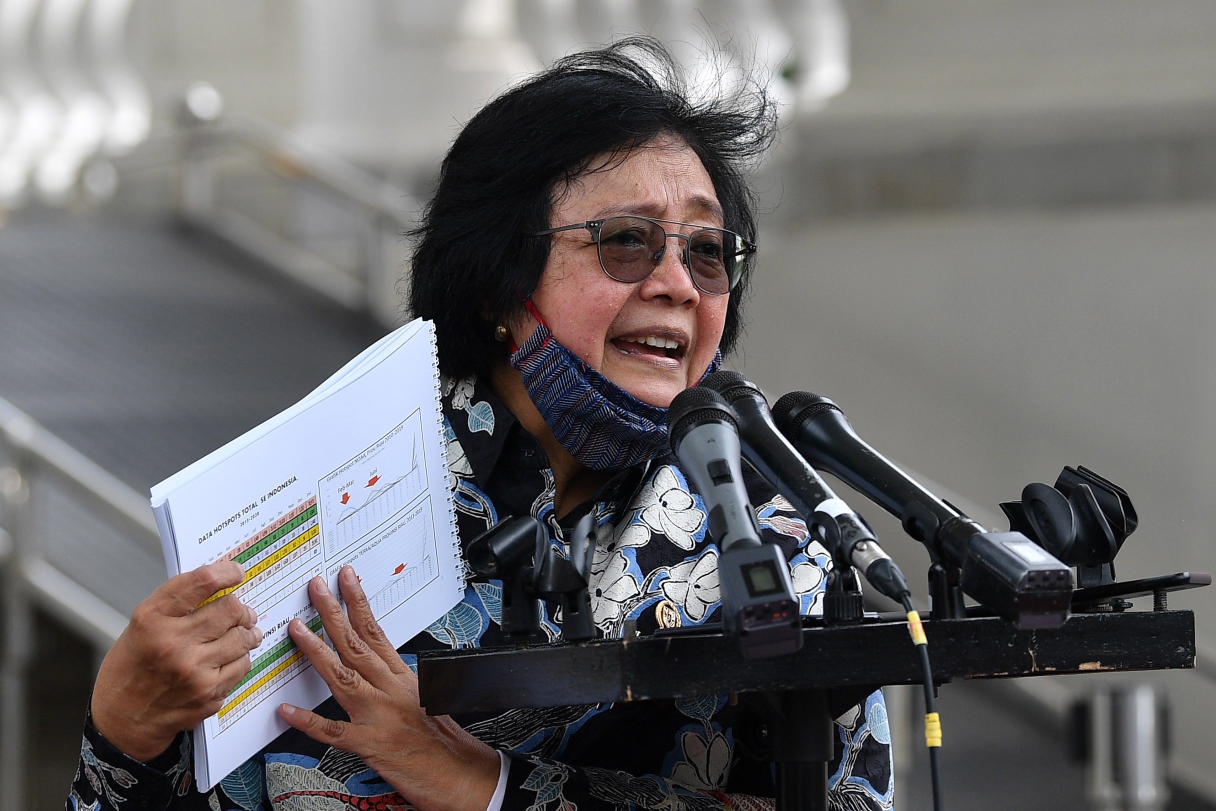 Menteri Lingkungan Hidup dan Kehutanan Siti Nurbaya