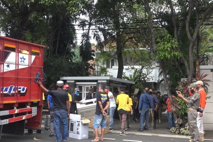Eksekusi pengosongan rumah M Yamin