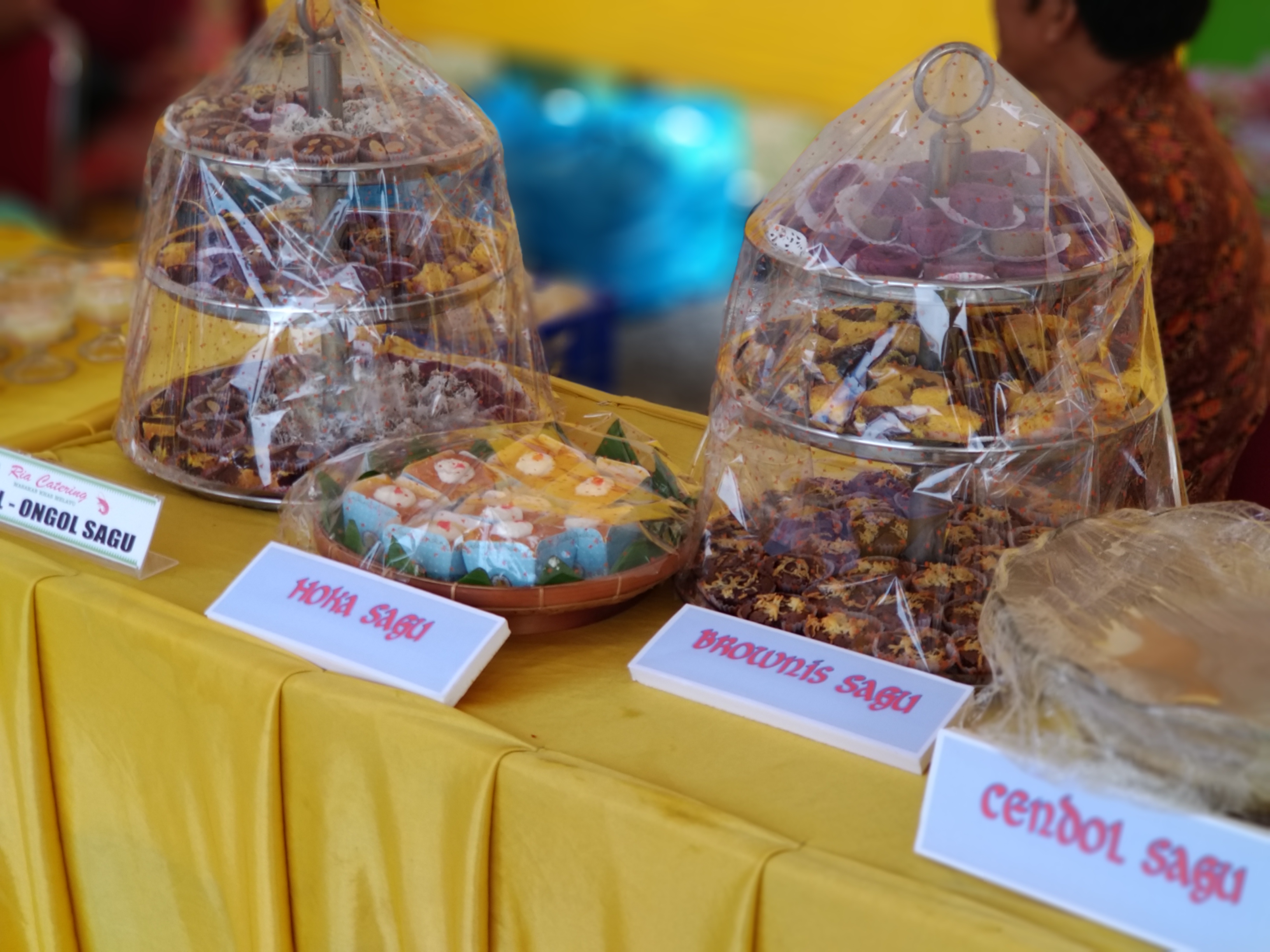 Produk makanan dari hasil olahan bahan pangan sagu yang menjadi bagian gerakan diversifikasi pangan.  