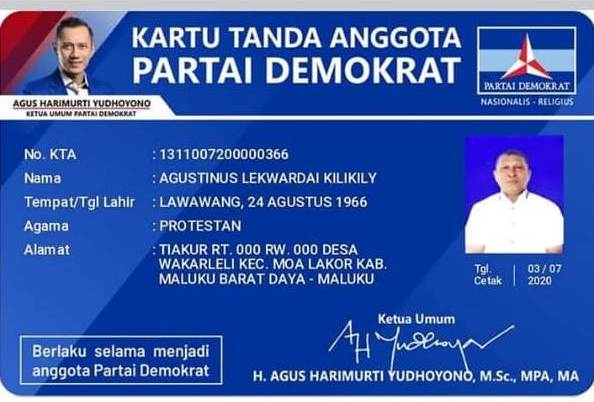 KTA Partai Demokrat