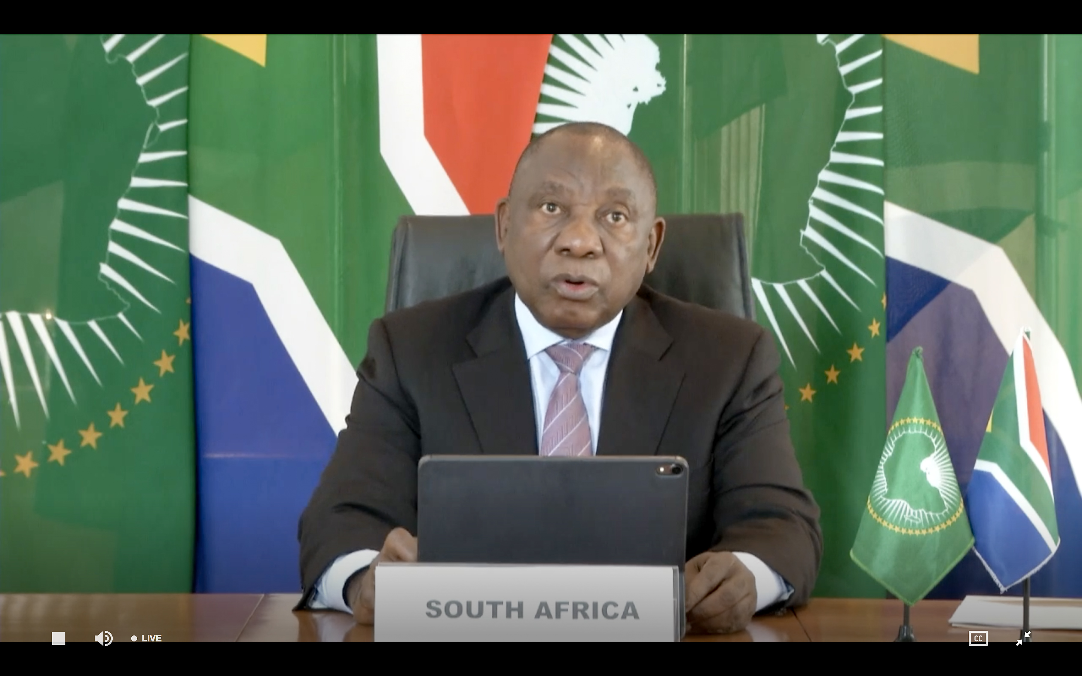 Presiden Afrika Selatan Cyril Ramaphosa