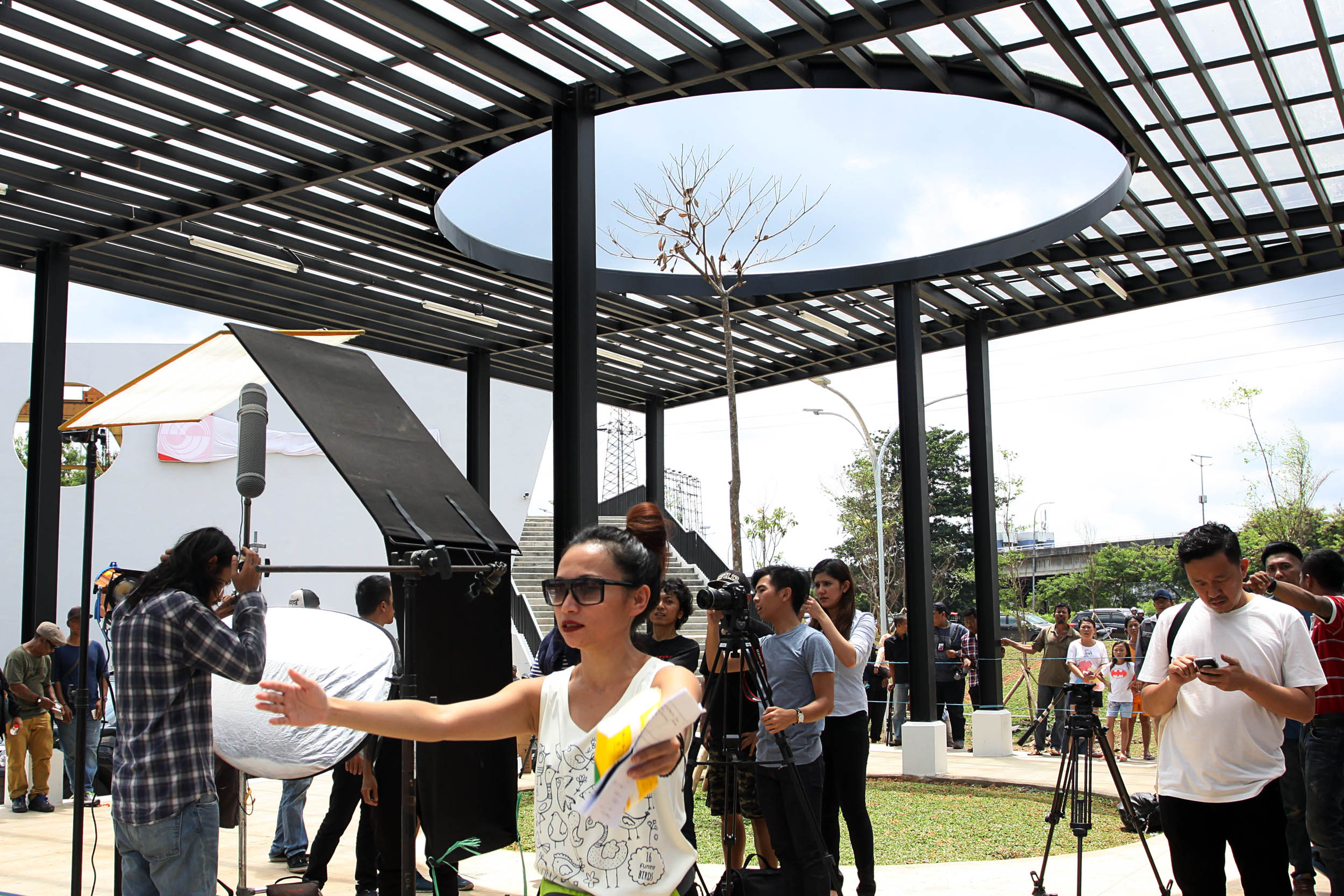 Ilustrasi--kegiatan syuting video klip di Kalijodo, Penjaringan, Jakarta.