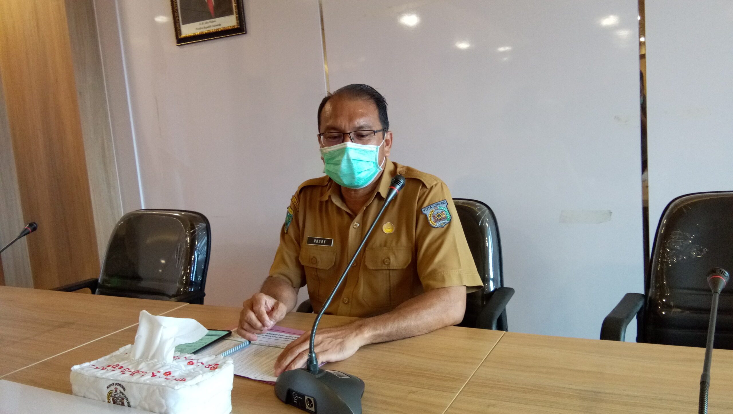 Jubir Satgas Covid-19 Kota Sorong, Papua Barat Rudy R.Laku 