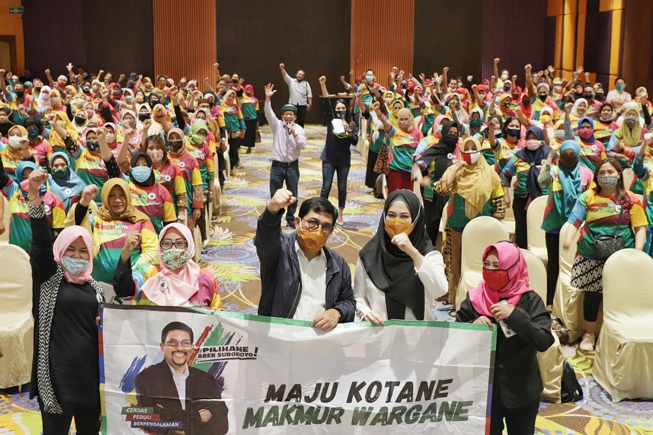 Calon wali kota (Cawali) Surabaya Machfud Arifin. 