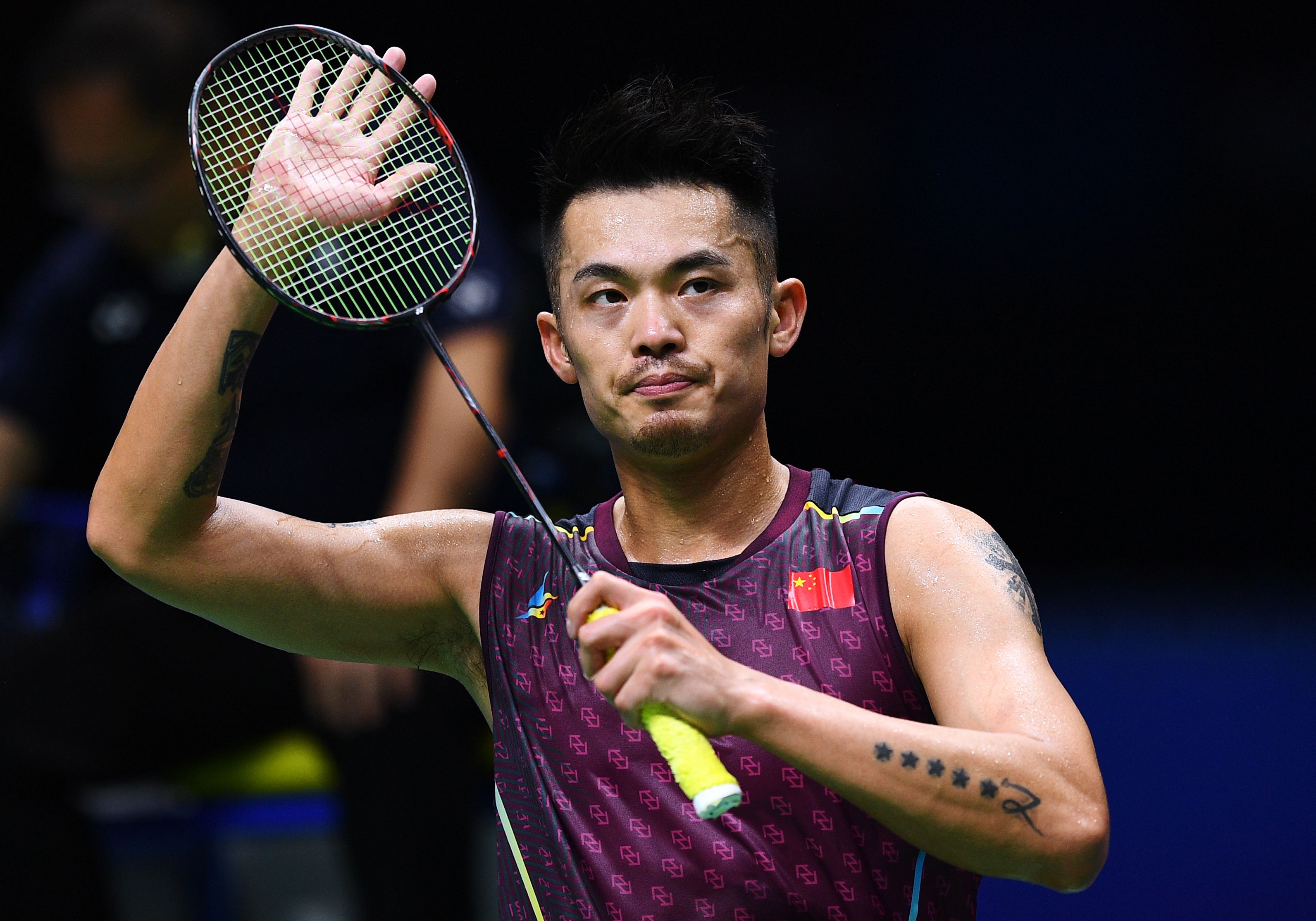 Lin Dan, pebulu tangkis senior Tiongkok.