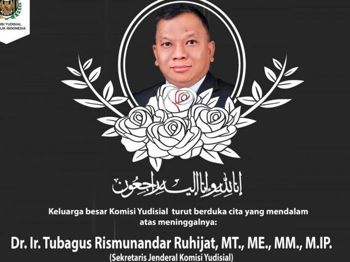 Sekretaris Jenderal Komisi Yudisial (KY) Tubagus Rismunandar Ruhijat