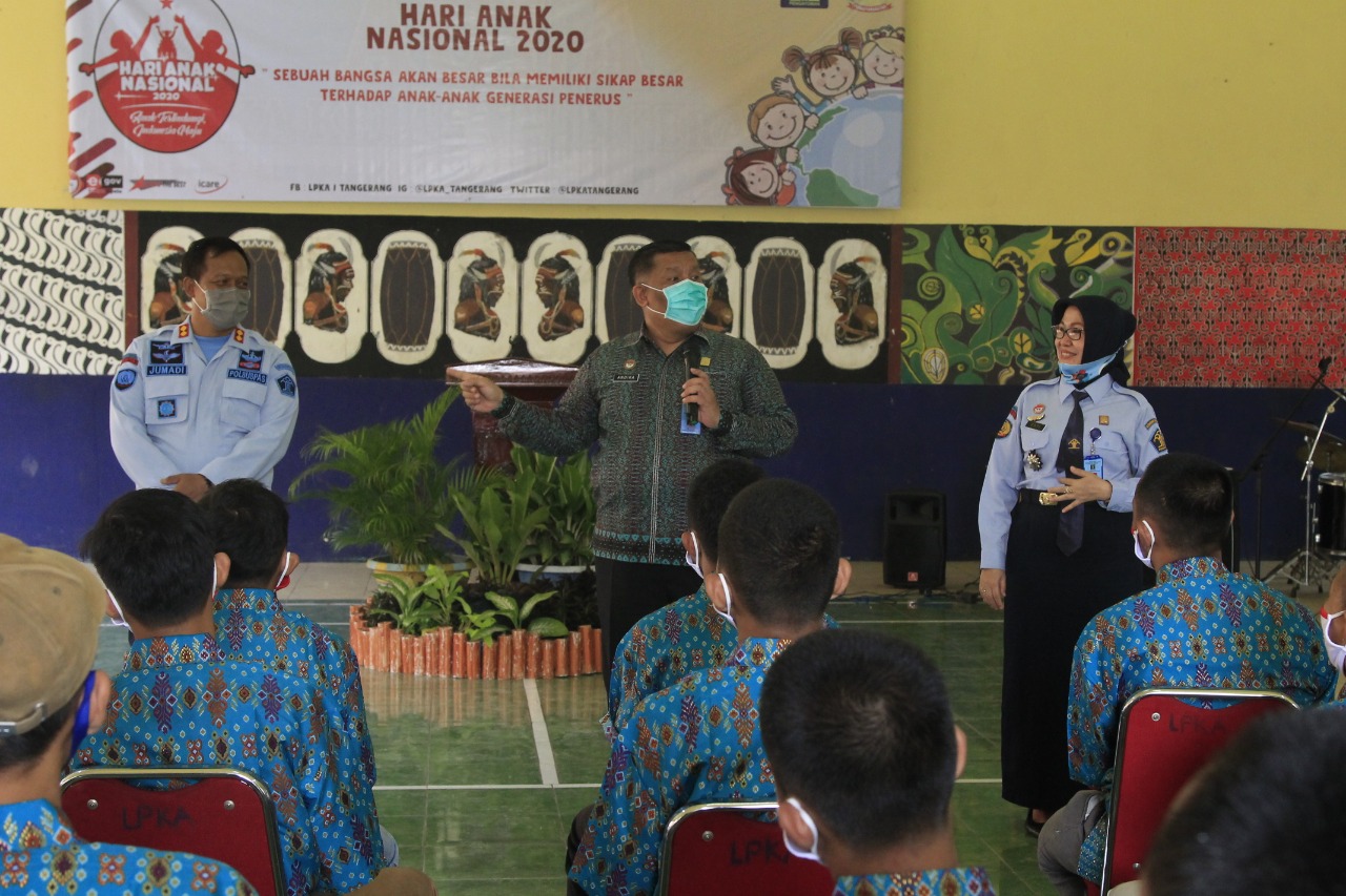 Peringaran Hari Anak Nasional di LPKA Kelas  1 Tangerang