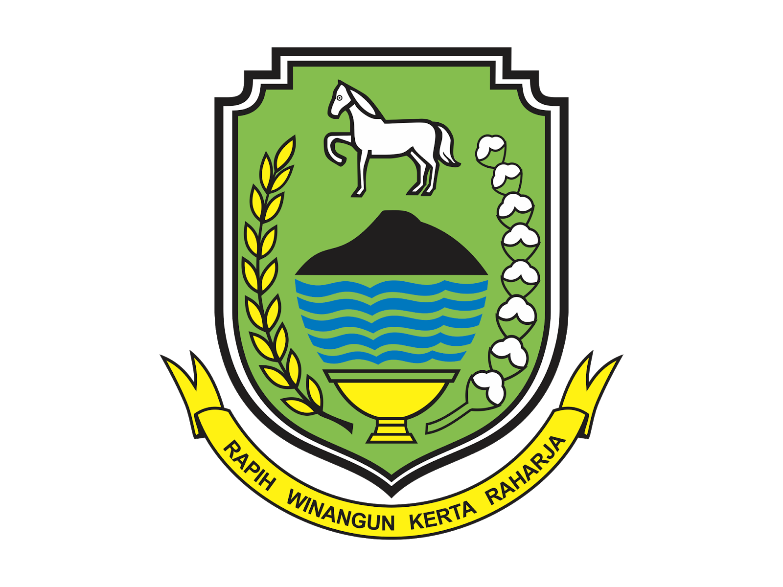 Lambang Kabupaten Kuningan, Jawa Barat.