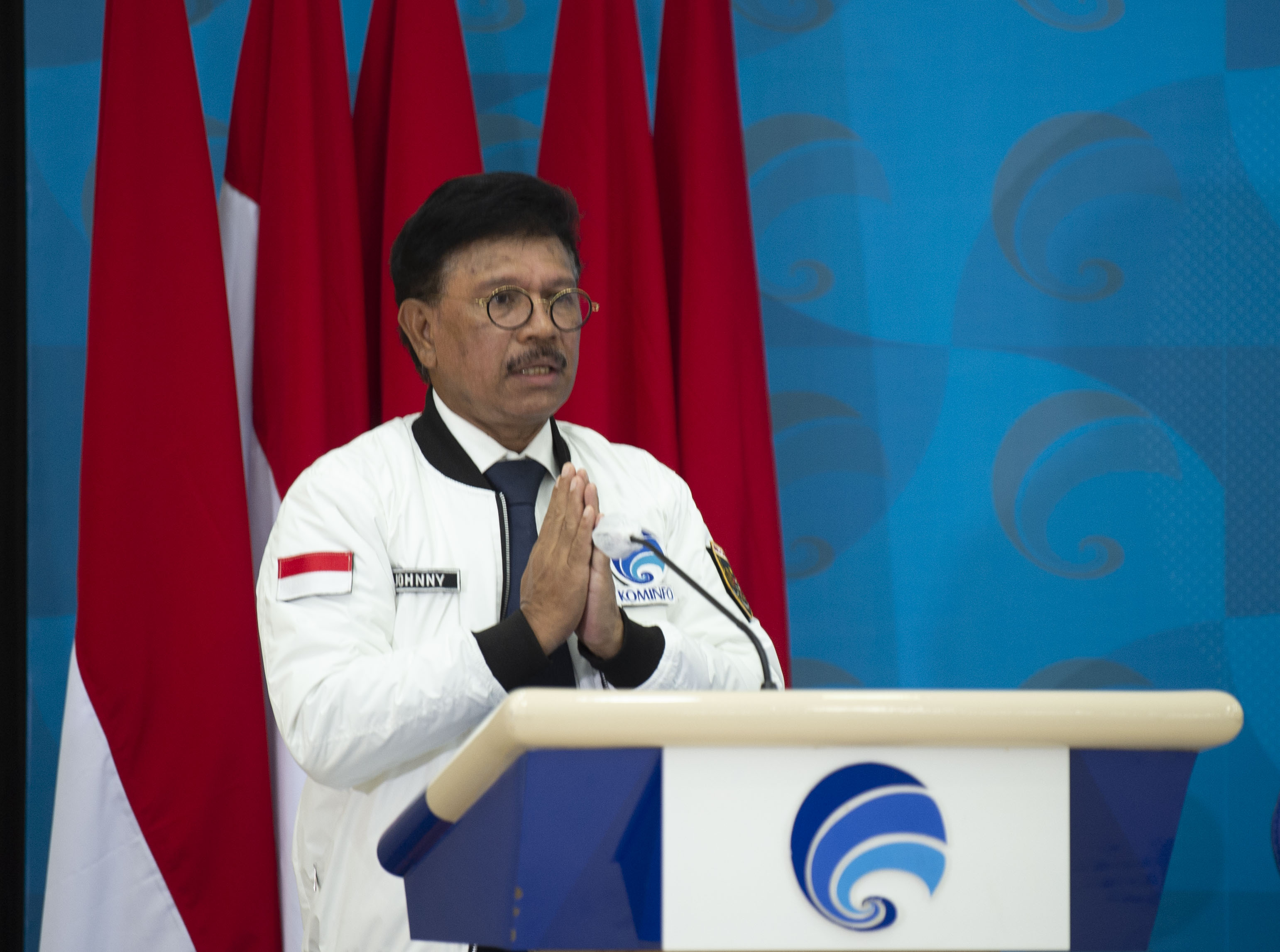 Menteri Komunikasi dan Informatika (Menkominfo) Johnny G. PLate