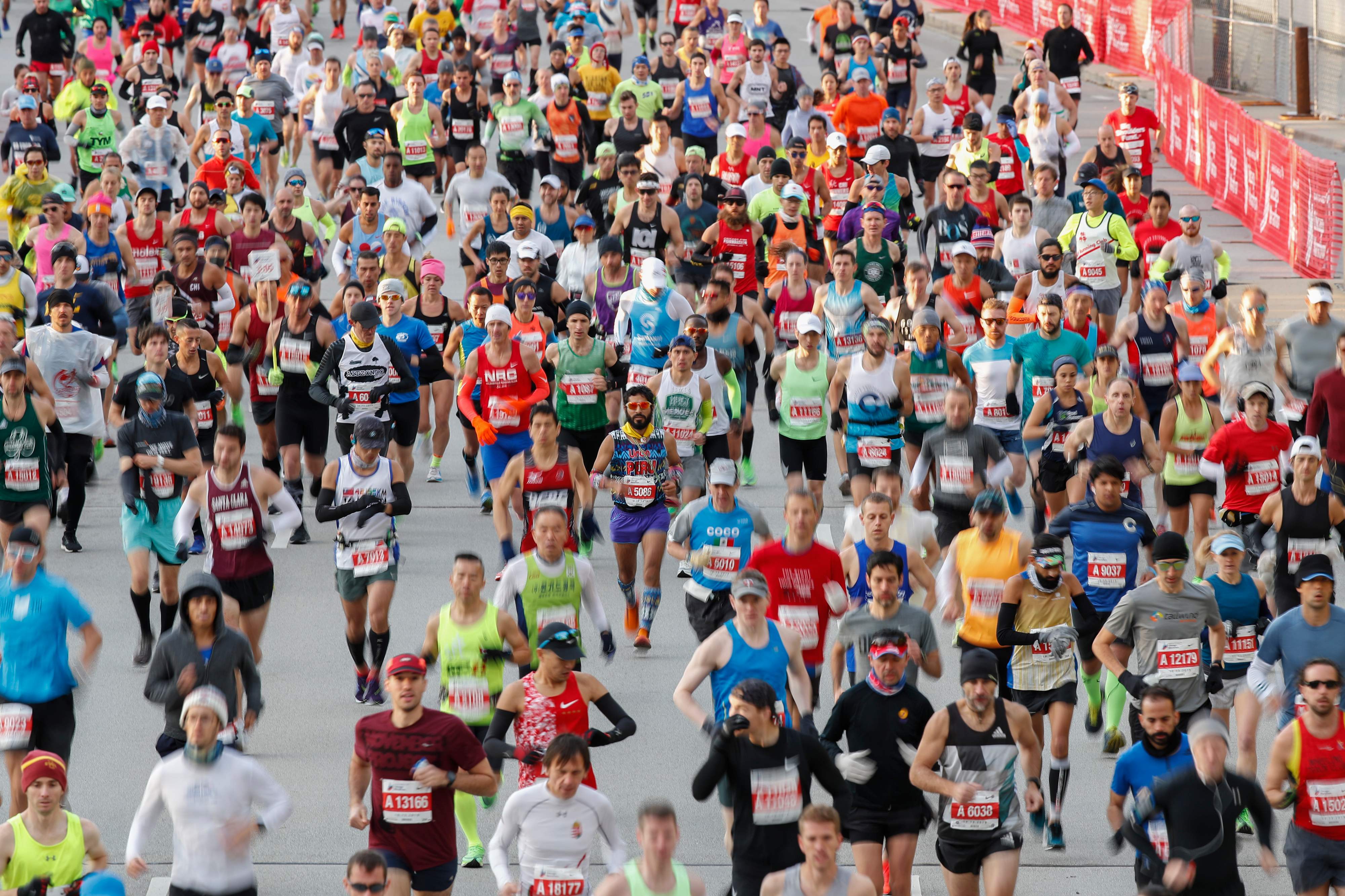 Perhelatan Maraton Chicago pada tahun lalu, 13 Oktober 2019.