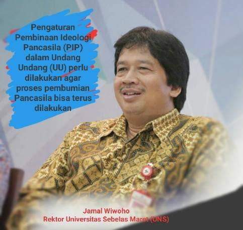 Rektor Universitas Sebelas Maret (UNS), Jamal Wiwoho. 