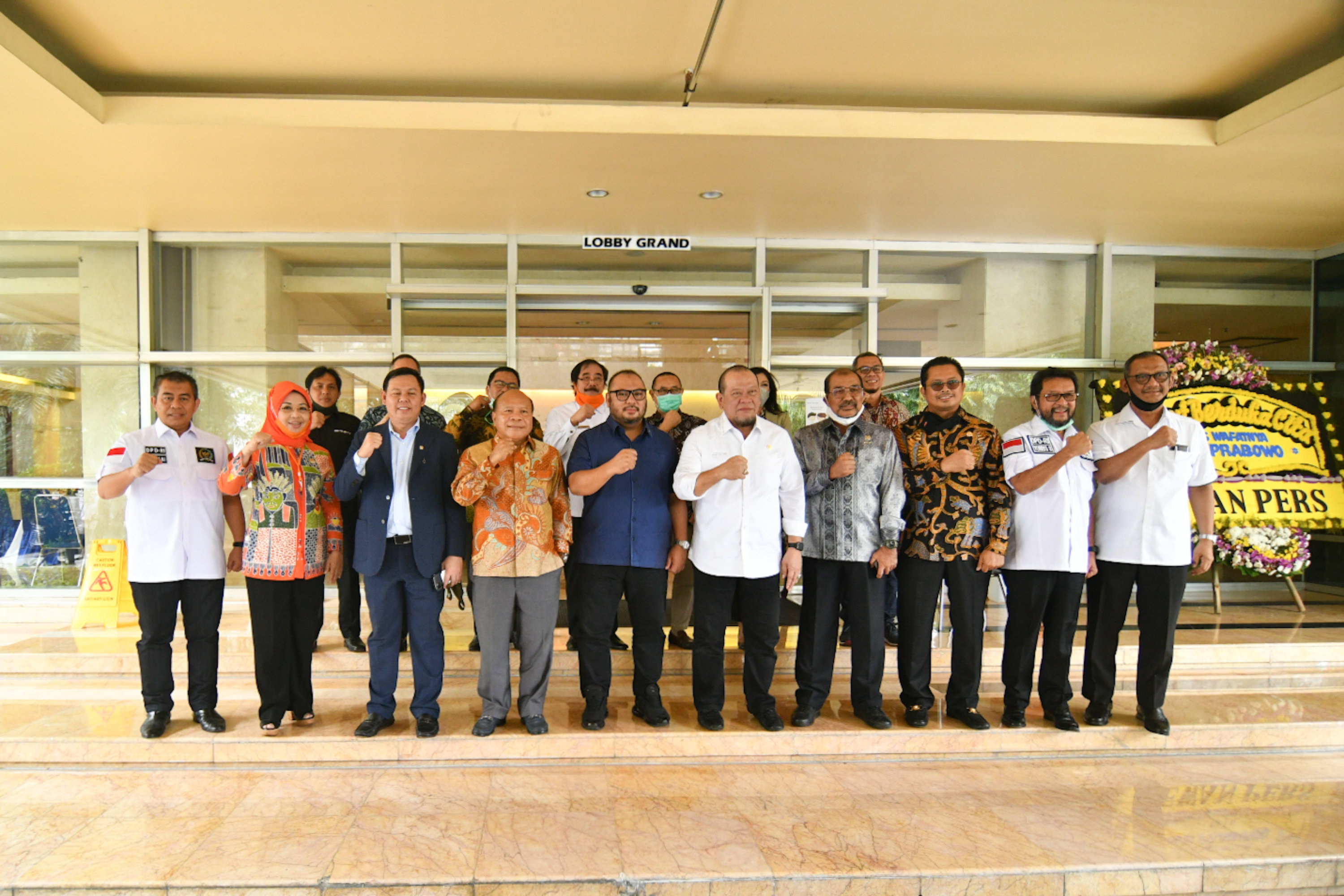 Kunjungan DPDRI ke Media Group, Rabu (15/7)