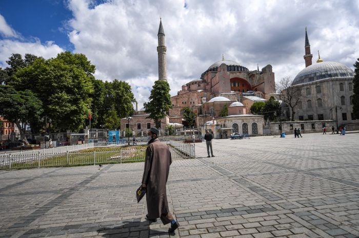Hagia Sophia di istanbul, Turki  