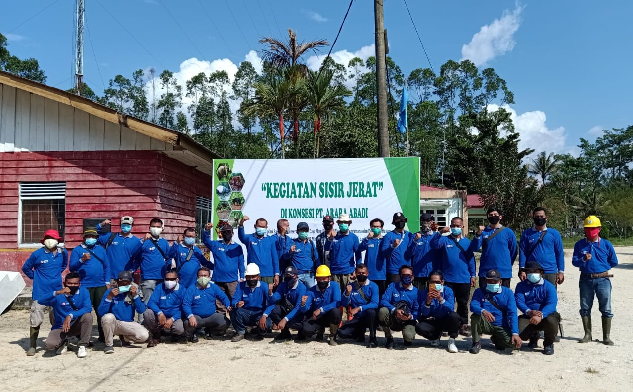 Kegiatan Sisir jerat di Riau