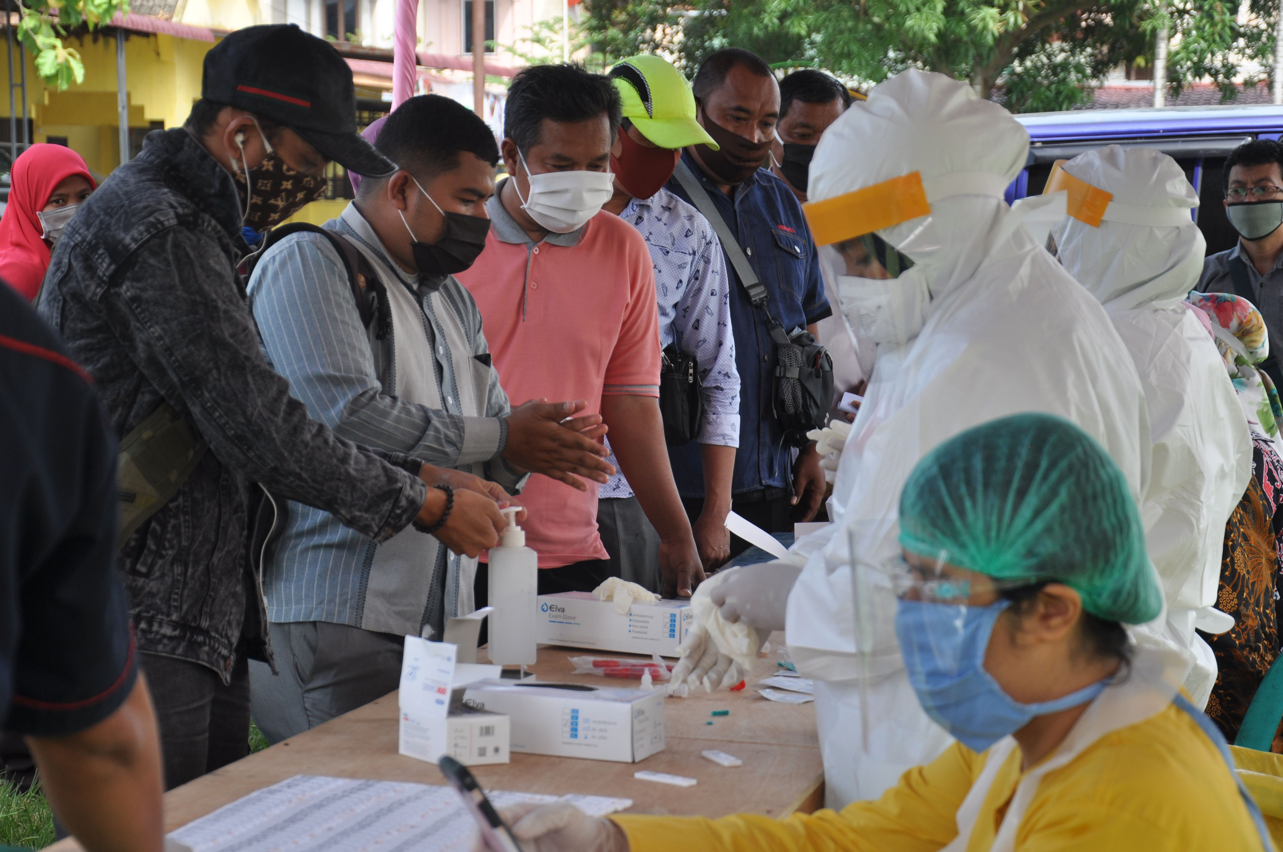 RAPID TEST PETUGAS PEMUTAKHIRAN DATA PEMILIH KPU