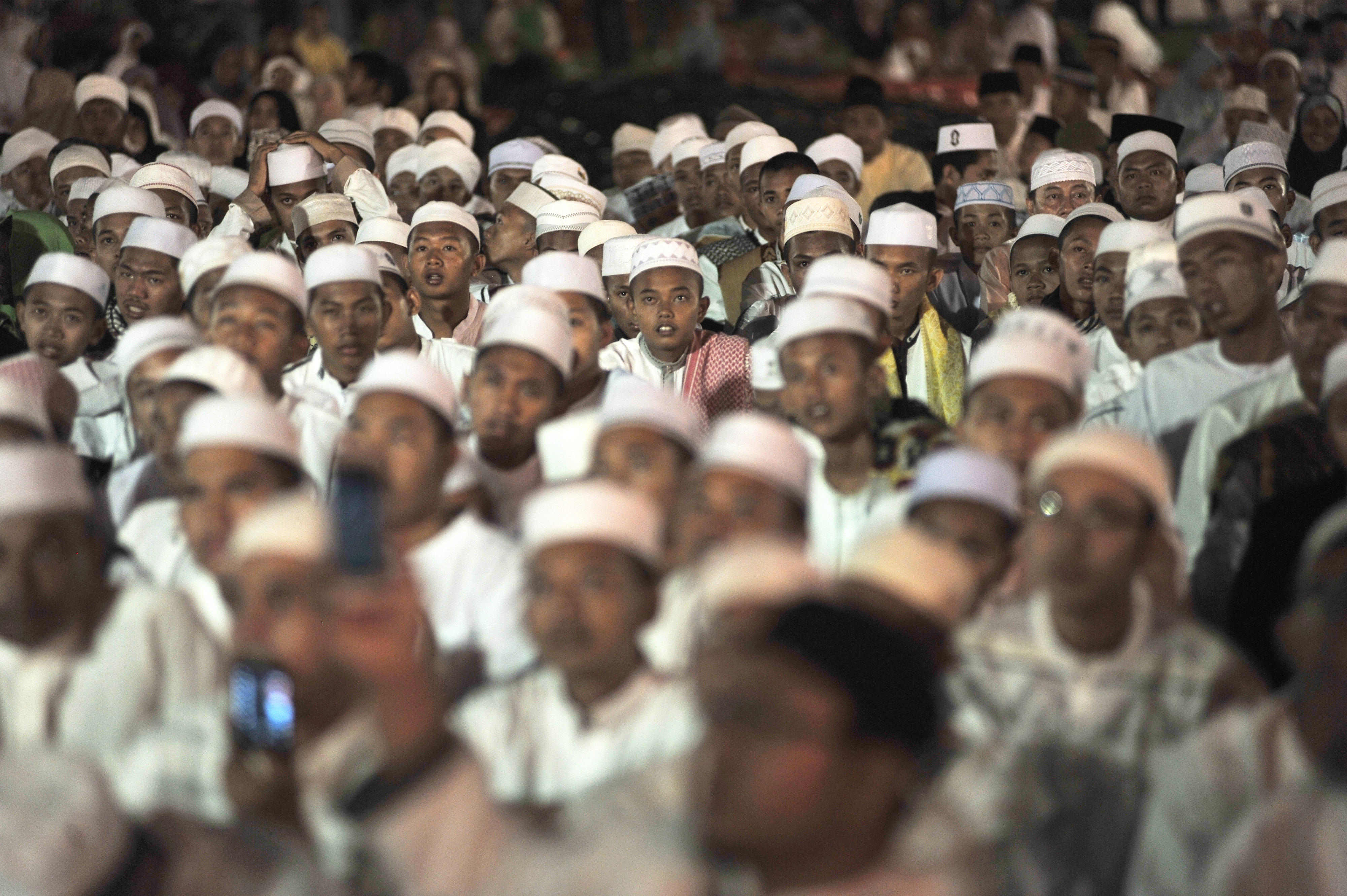 Ilustrasi jemaah tablig.