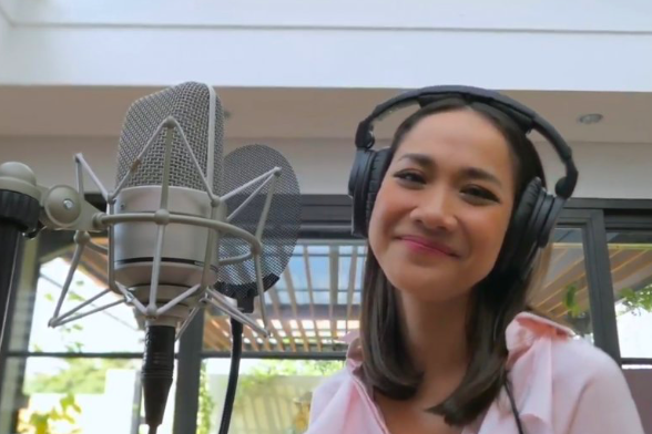 Tangkapan layar penampilan BCL pada virtual showcase 