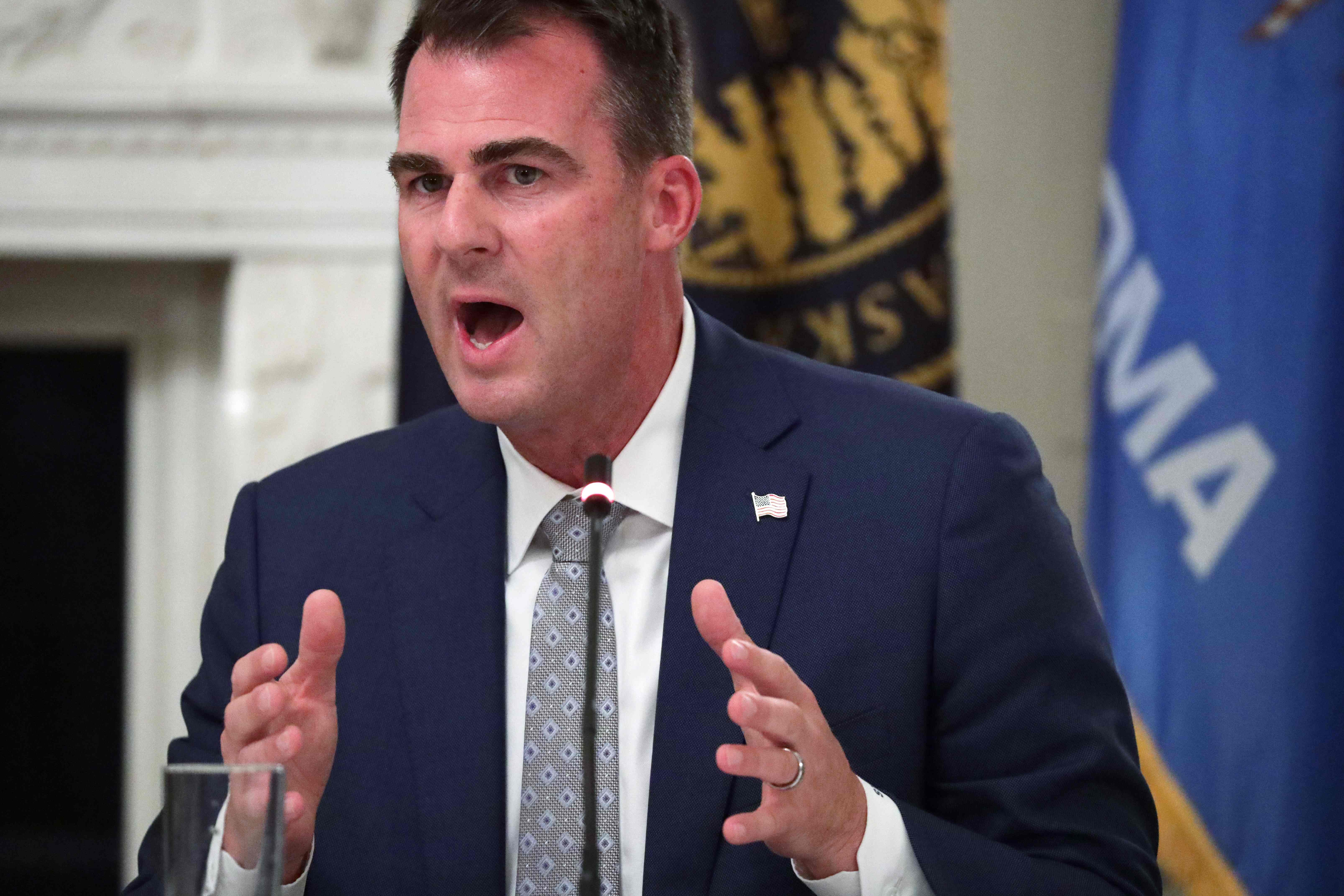 Gubernur Oklahoma Kevin Stitt