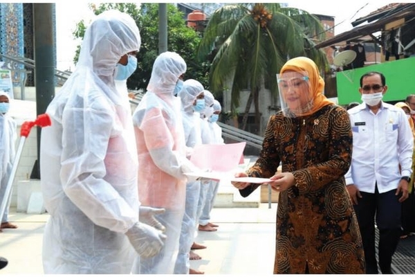 Menaker Ida Kampanyekan Gerakan Pekerja Sehat