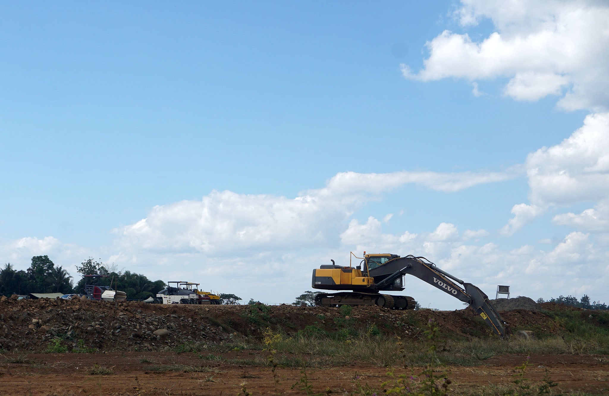 Pembangunan Bandara JB Soedirman di Purbalingga Jawa Tengah, Kamis (30/7/2020)
