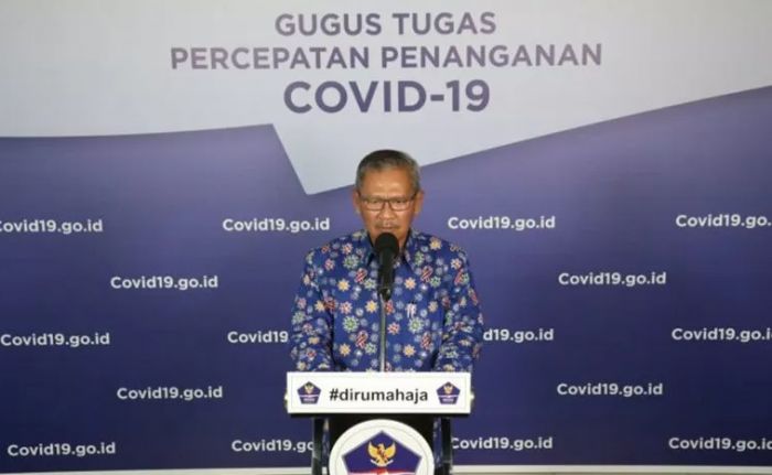 Juru bicara Pemerintah Untuk Percepatan Penanganan Covid-19, Achmad Yurianto.  