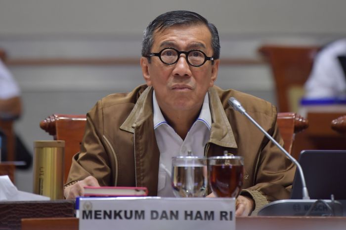 Menteri Hukum HAM  Yasonna Laoly 