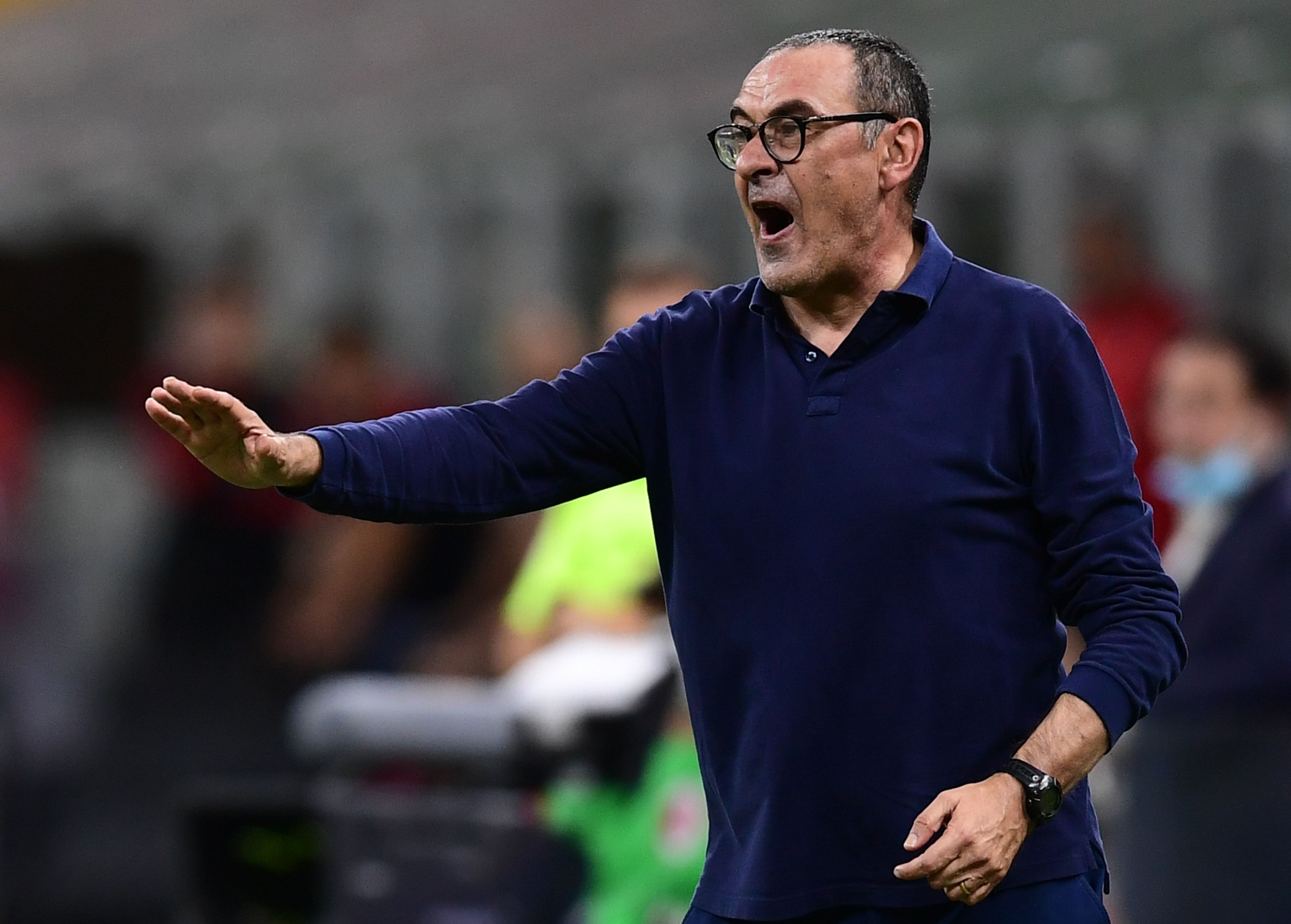 Pelatih Juventus Maurizio Sarri 