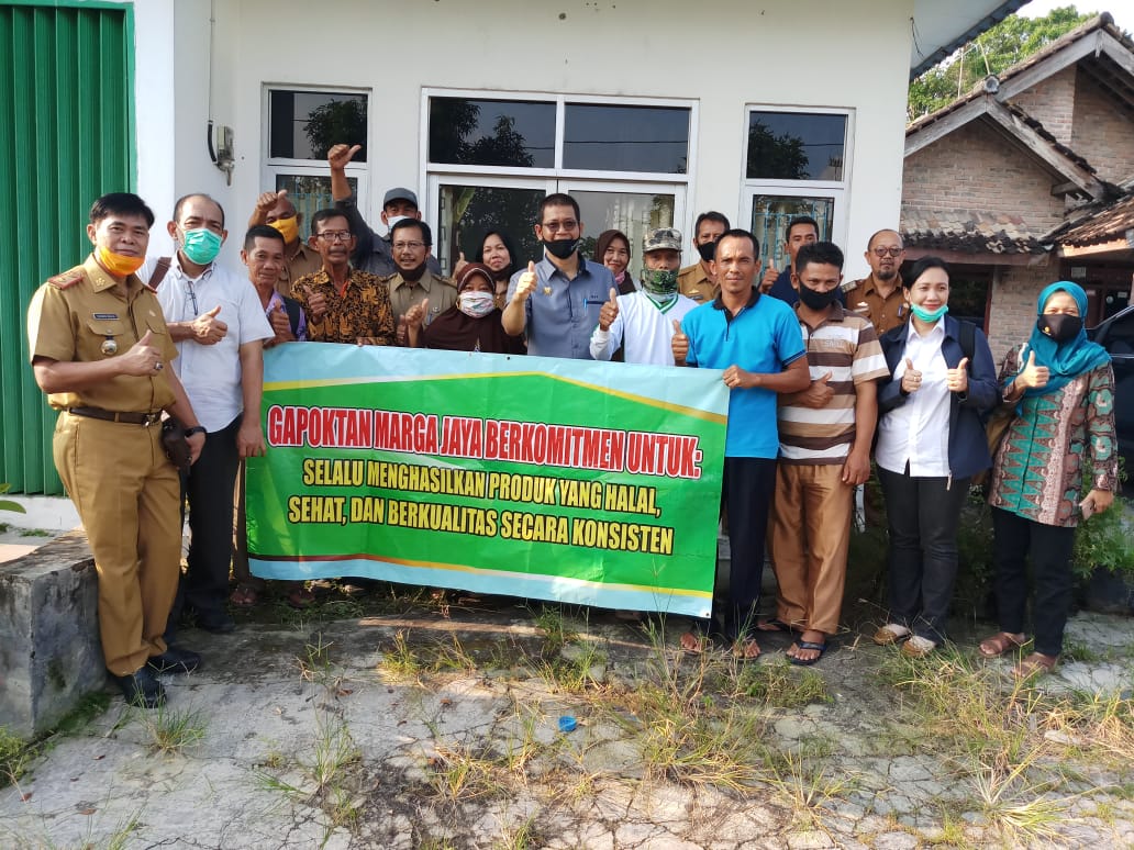  Gapoktan di Desa Marga Catur, Kecamatan Kalianda, Lampung ini sudah puluhan tahun aktif di budidaya jagung, singkong, dan cabai.