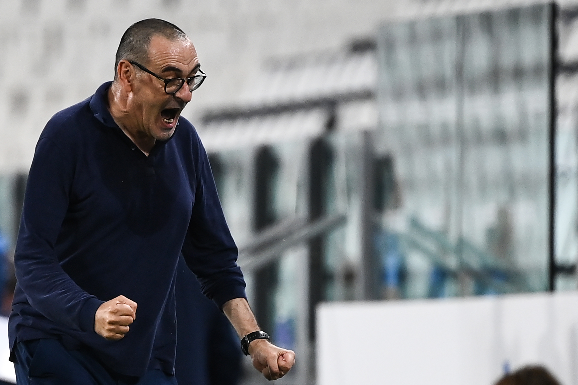Pelatih Juventus Maurizio Sarri