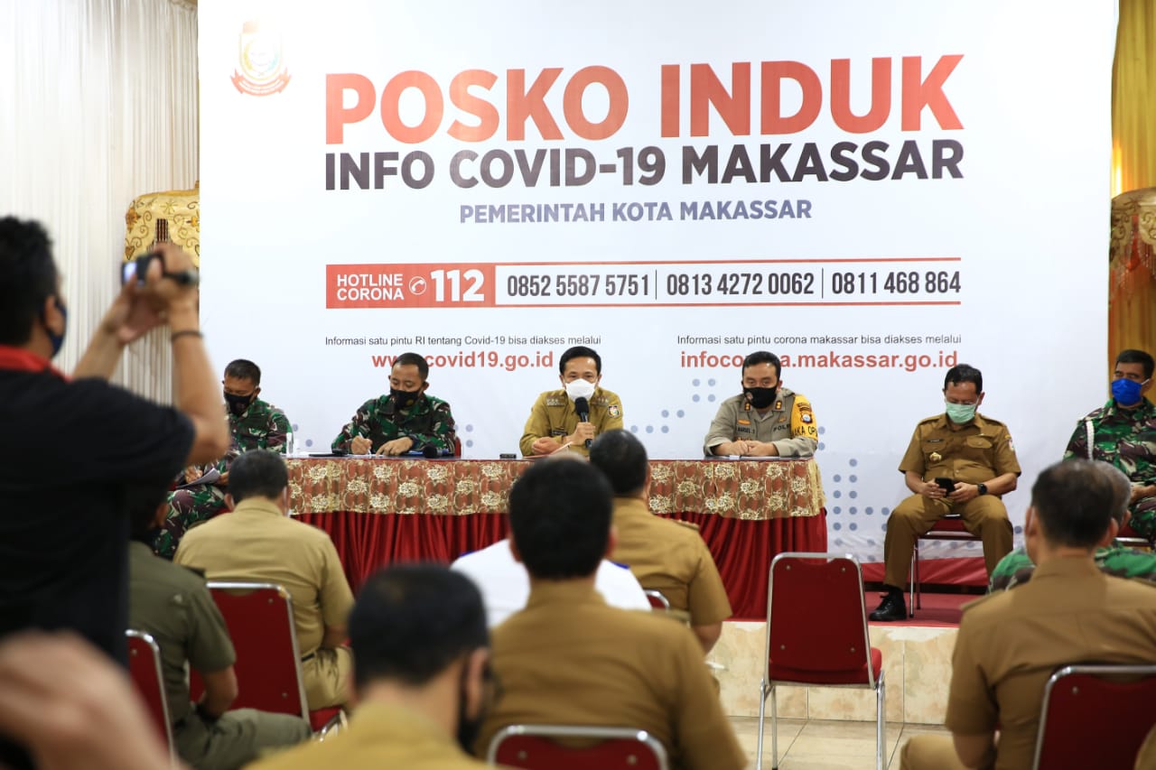 Penjabat Wali Kota Makassar, Rudy Djamaluddin uumuka perpanjangan penerapan pembatasan pergerakan lintas wilayah selama 7 hari.