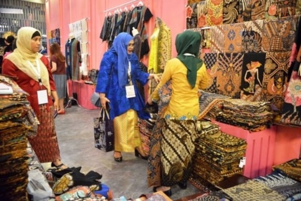 Ilustrasi -- Pameran Karya Kreatif Indonesia di JCC Senayan, Jakarta, Jumat, 12 Juli 2019