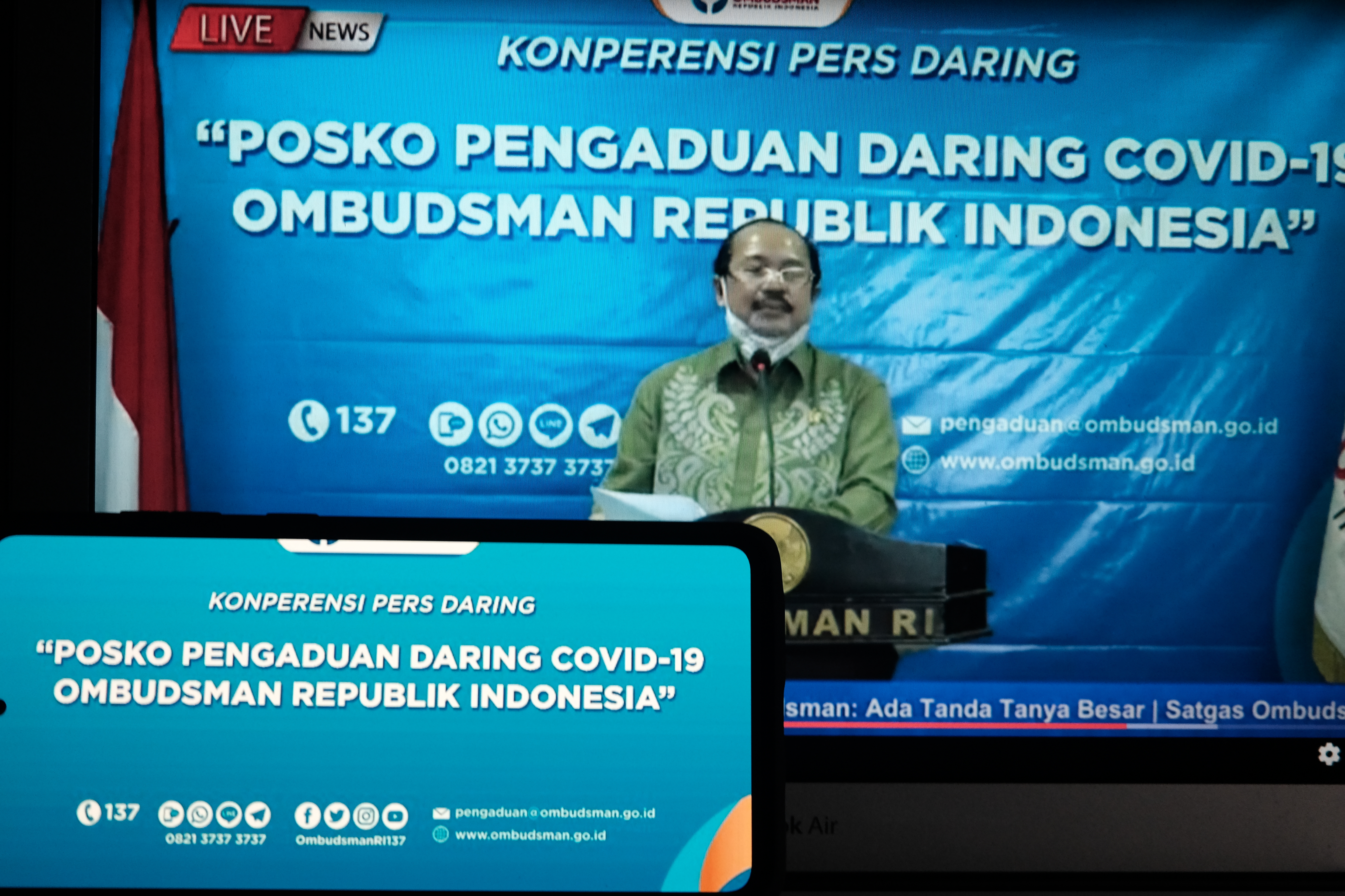 Ketua Ombudsman RI Amzulian Rifai