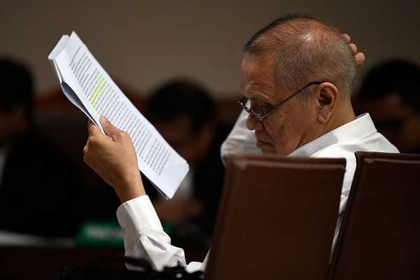 Terpidana perkara korupsi pengadaan barang untuk penanganan flu burung Freddy Lumban Tobing