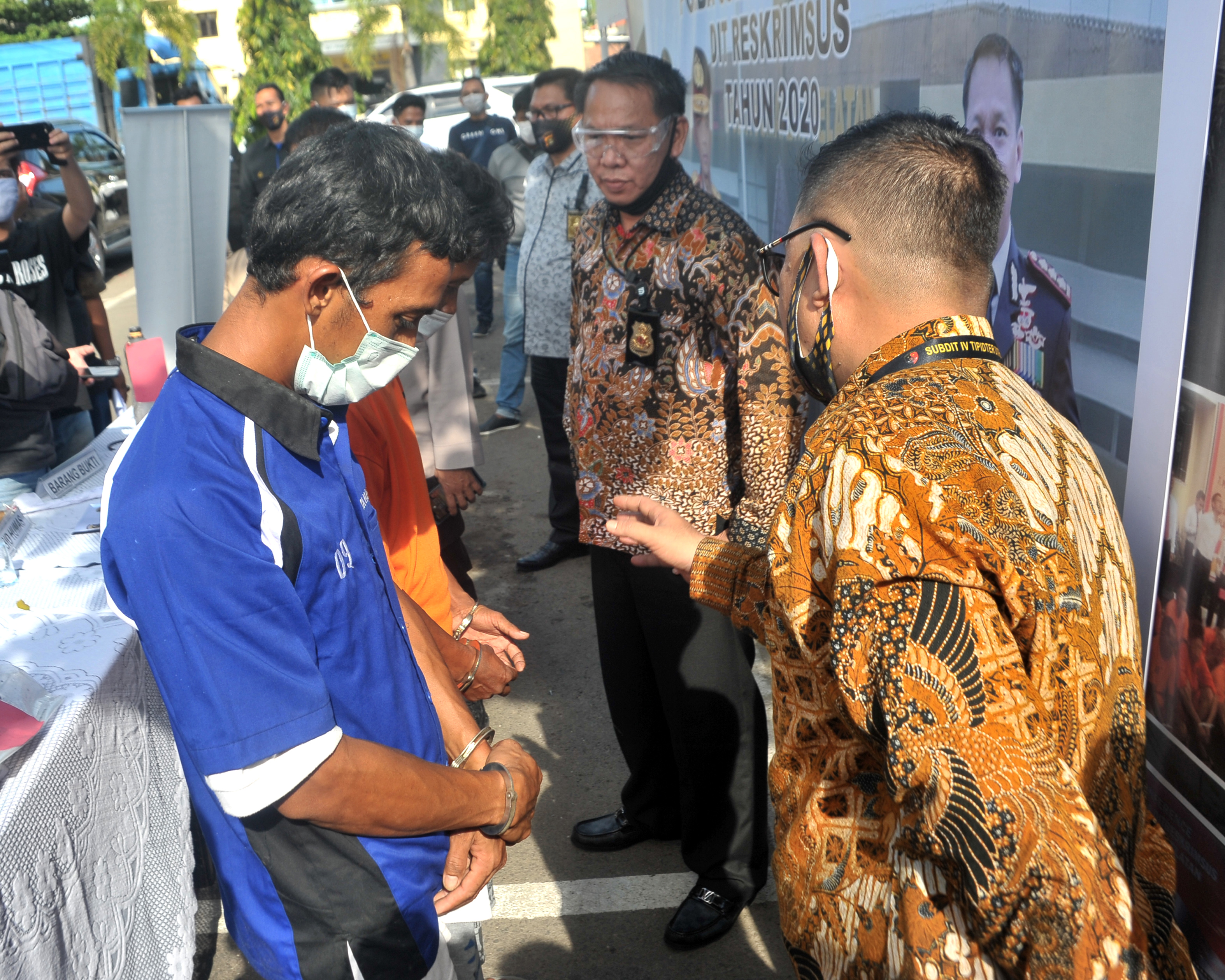 Tersangka pembakar lahan