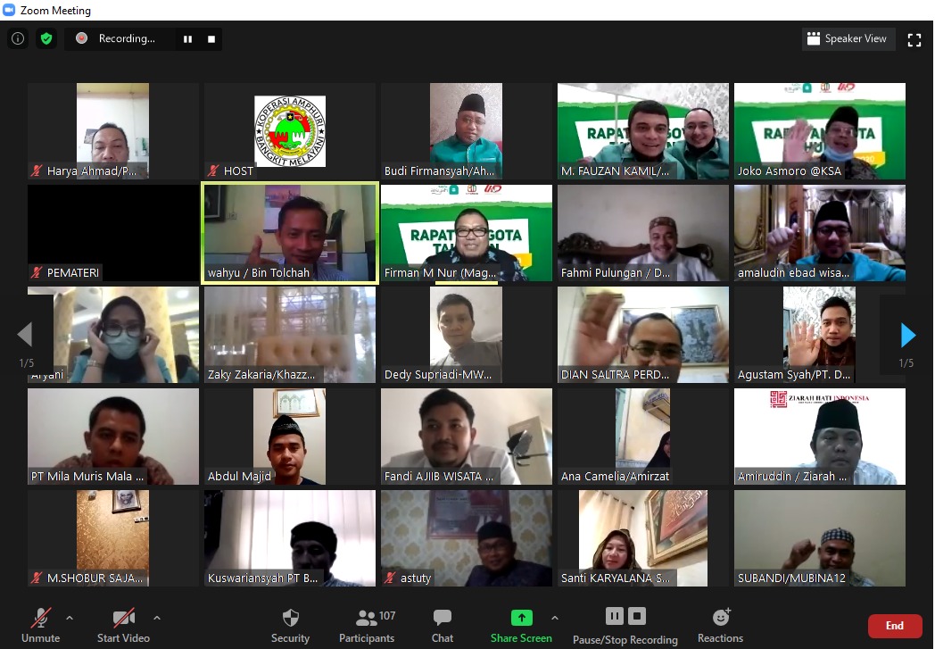 Rapat Anggota Tahunan 2020 Koperasi ABM 