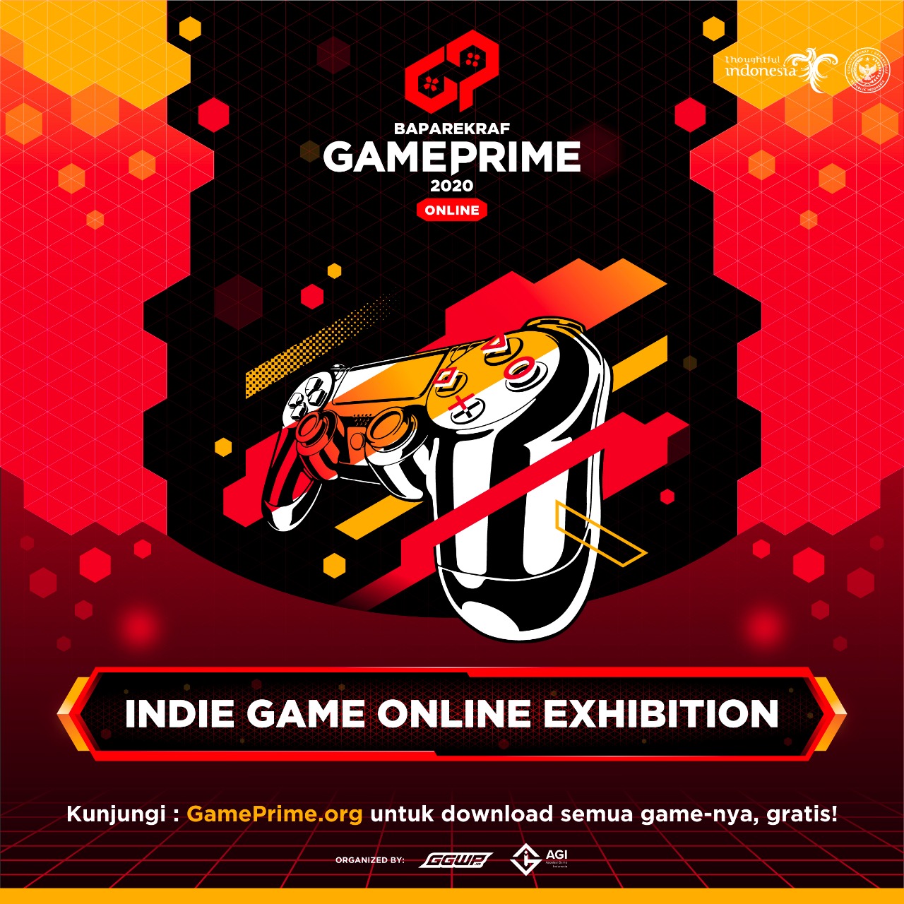 Penyelenggaraan Baparekraf Game Prime 2020