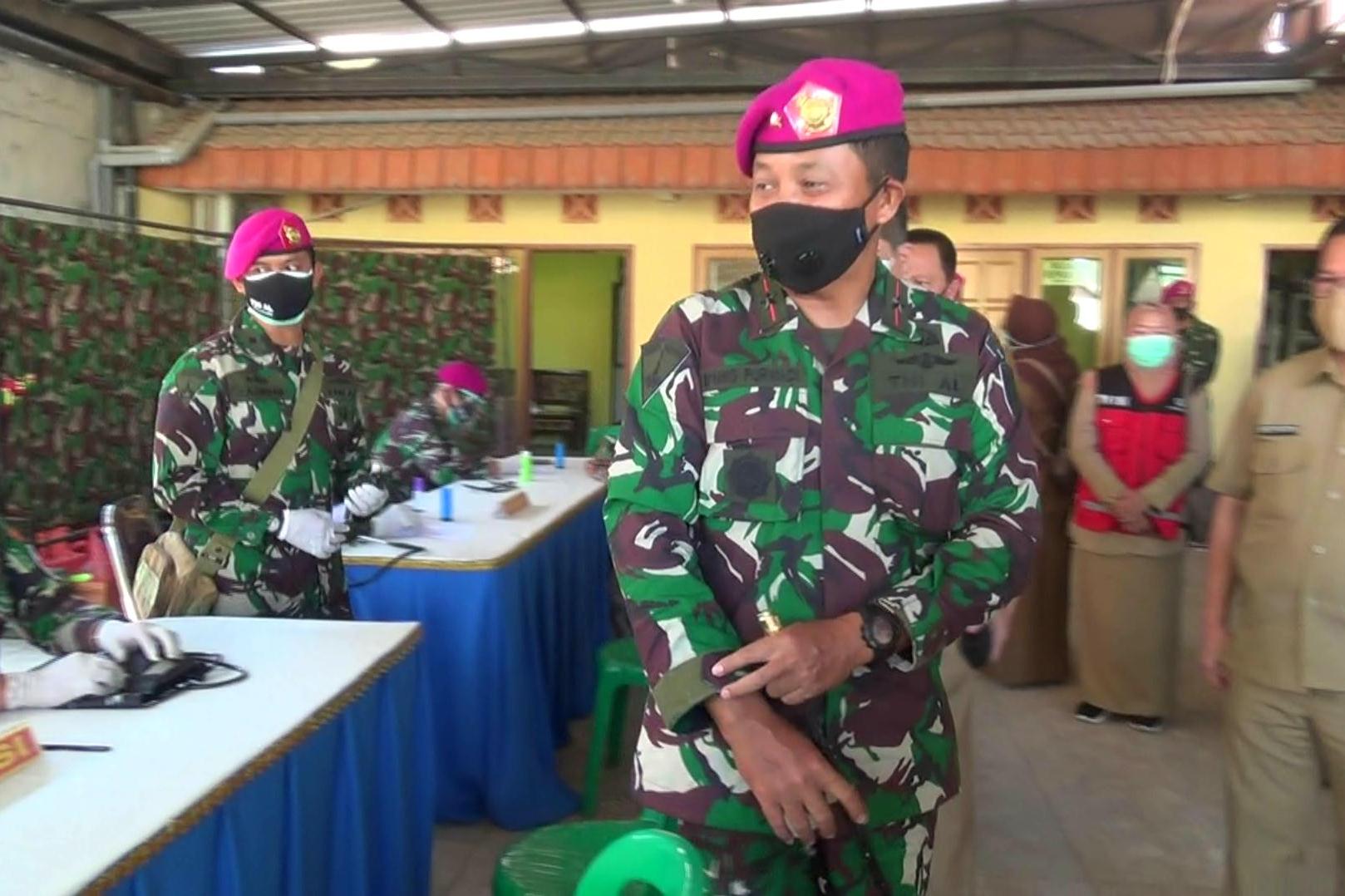 Komandan Pasukan Marinir II Surabaya Brigjen Ipung Purwadi