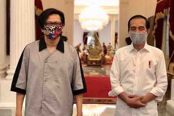 Armand Maulana dan Presiden Joko Widodo