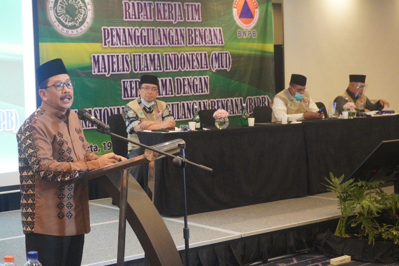 Rapat Kerja Tim Penanggulangan Bencana MUI dan BNPB.