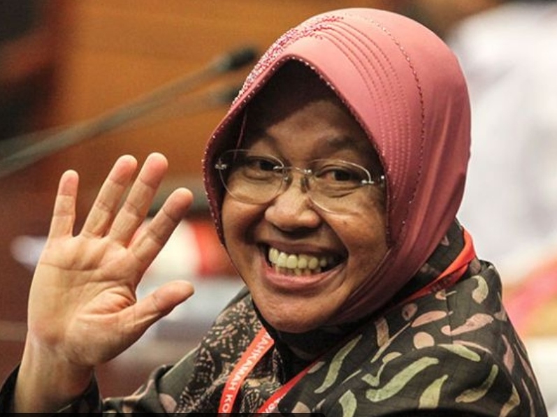 Wali Kota Surabaya Tri Rismaharini. 