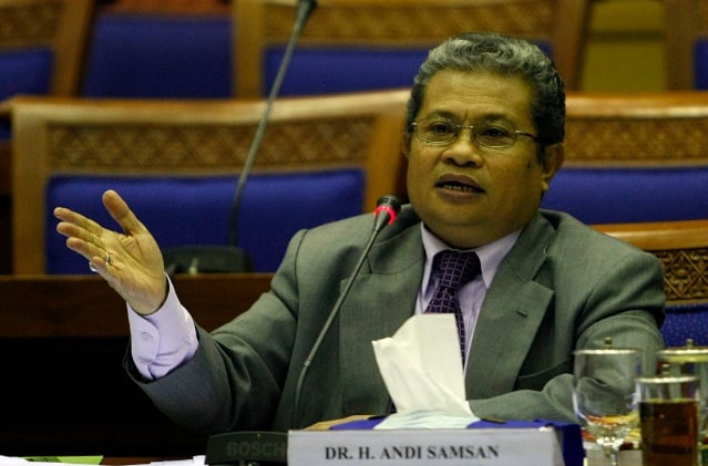 Juru bicara MA Andi Samsan Nganro