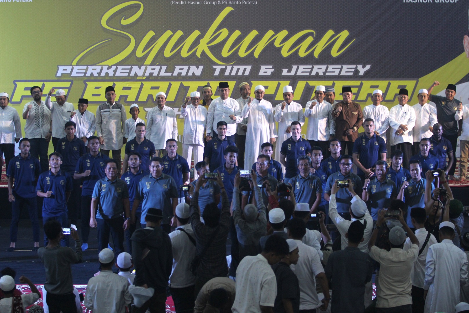 Momen pengenalan klub Barito Putera untuk Liga 1 2020, Februari silam